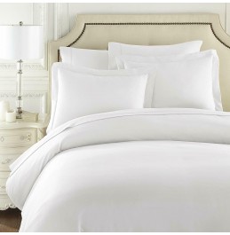 PERCALE DUVET COVER WHITE