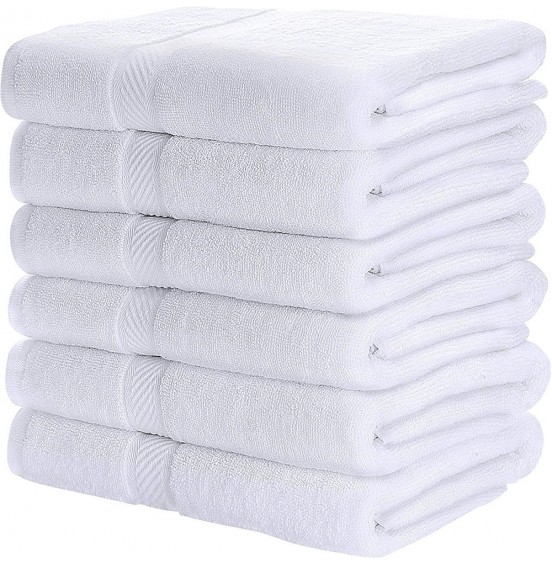 ECO WHITE COTTON TOWELS 500GSM 