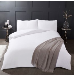 SAVOY DUVET COVER WHITE